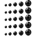 thumbnail image 1 of HSHDLDF 25Pcs 14G Replacement Balls Externally Threaded Surgical Steel Balls Industrial Barbell Tongue Nipple Belly Button Piercing Rings Parts 3MM-8MM, 1 of 6