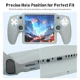thumbnail image 4 of Set de accesorios 3 en 1 compatible con Playstation Portal, funda de transporte EVA para PS5 Portal, funda protectora de silicona blanda, 2 protectores de pantalla, accesorios para Ps Portal, 4 of 7