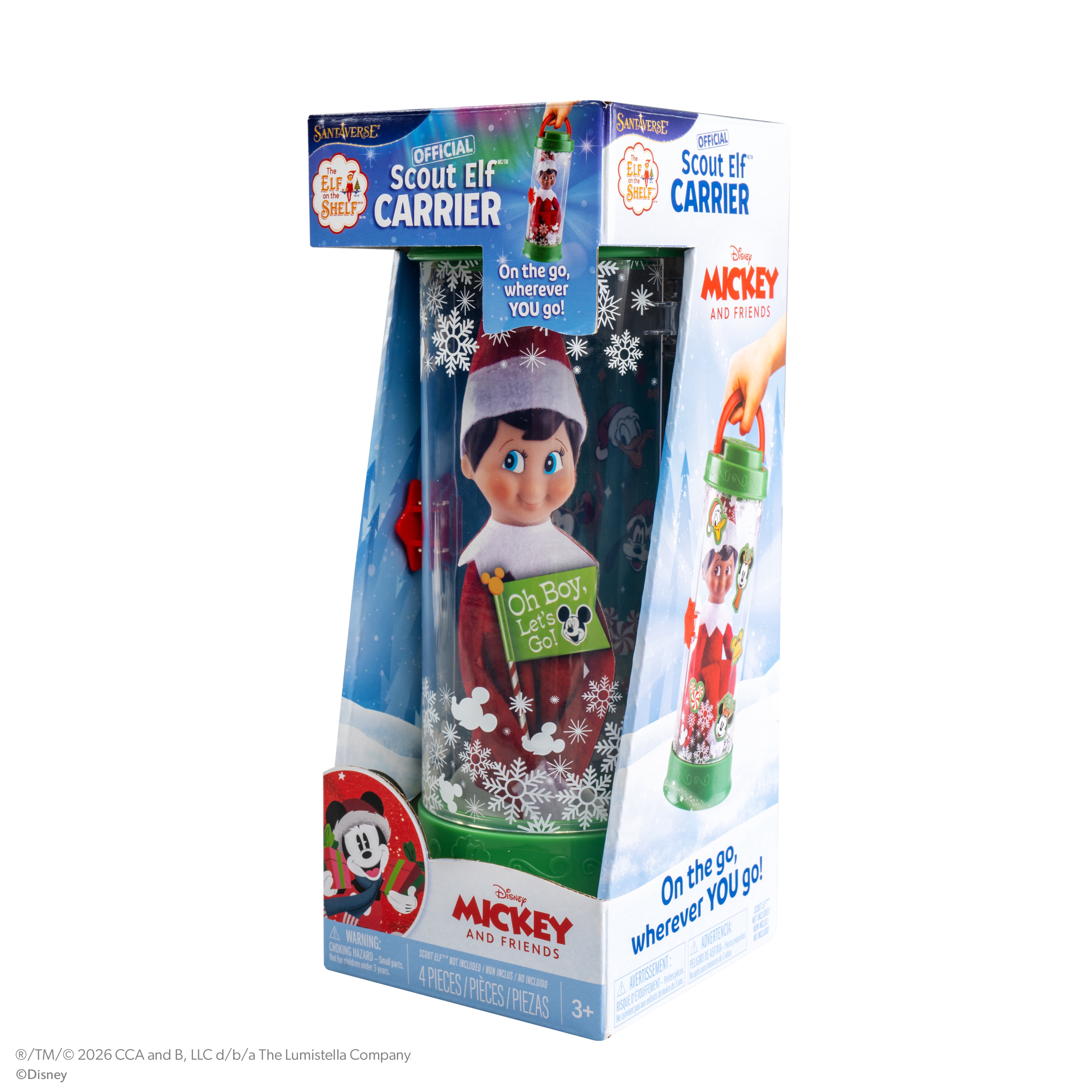 The Elf on the Shelf Disney Mickey & Friends Scout Elf Carrier - Scout Elf Not Included