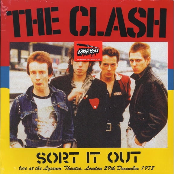 The Clash - Sort It Out - Live At The Lyceum Theatre, London 1978 Yellow Color Vinyl LP Record