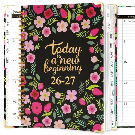 2026-2027 Academic Year Planner Calendar Notebook (JUL.2026-JUN.2027,6.3"x8.5")Daily Weekly Monthly Agenda Planner for Women Men
