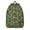 Football Field Green, variant on Football Icon White Pattern Backpack for School, Cute School Bag with Adjustable Shoulder Straps and Padded Back, 15.7"x11.8"x5.5"