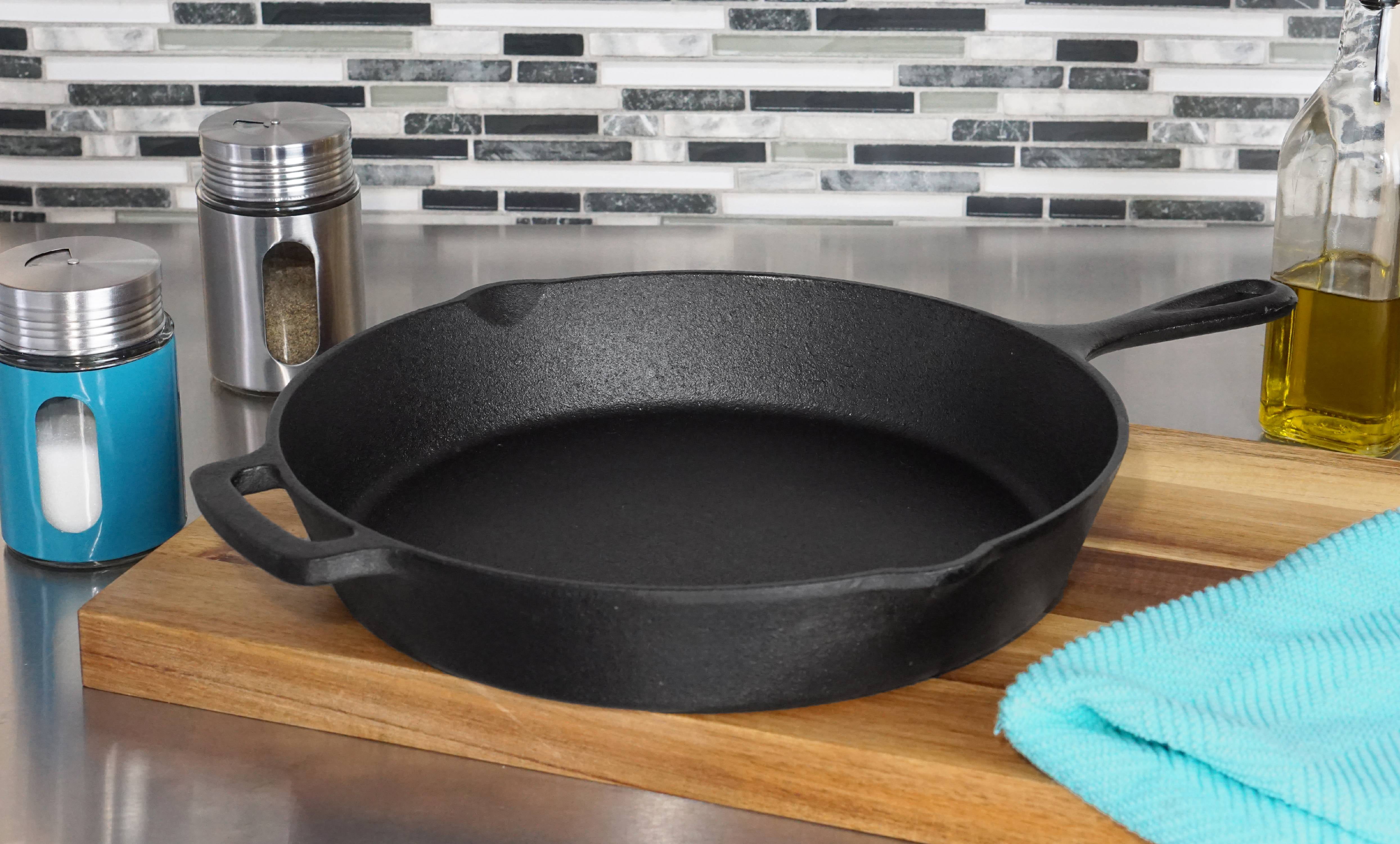 Mainstays 12-Inch Pre-Seasoned Cast Iron Skillet