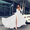 thumbnail image 2 of Fashion V-neck Prom Party Dress (XL, Black), 2 of 7