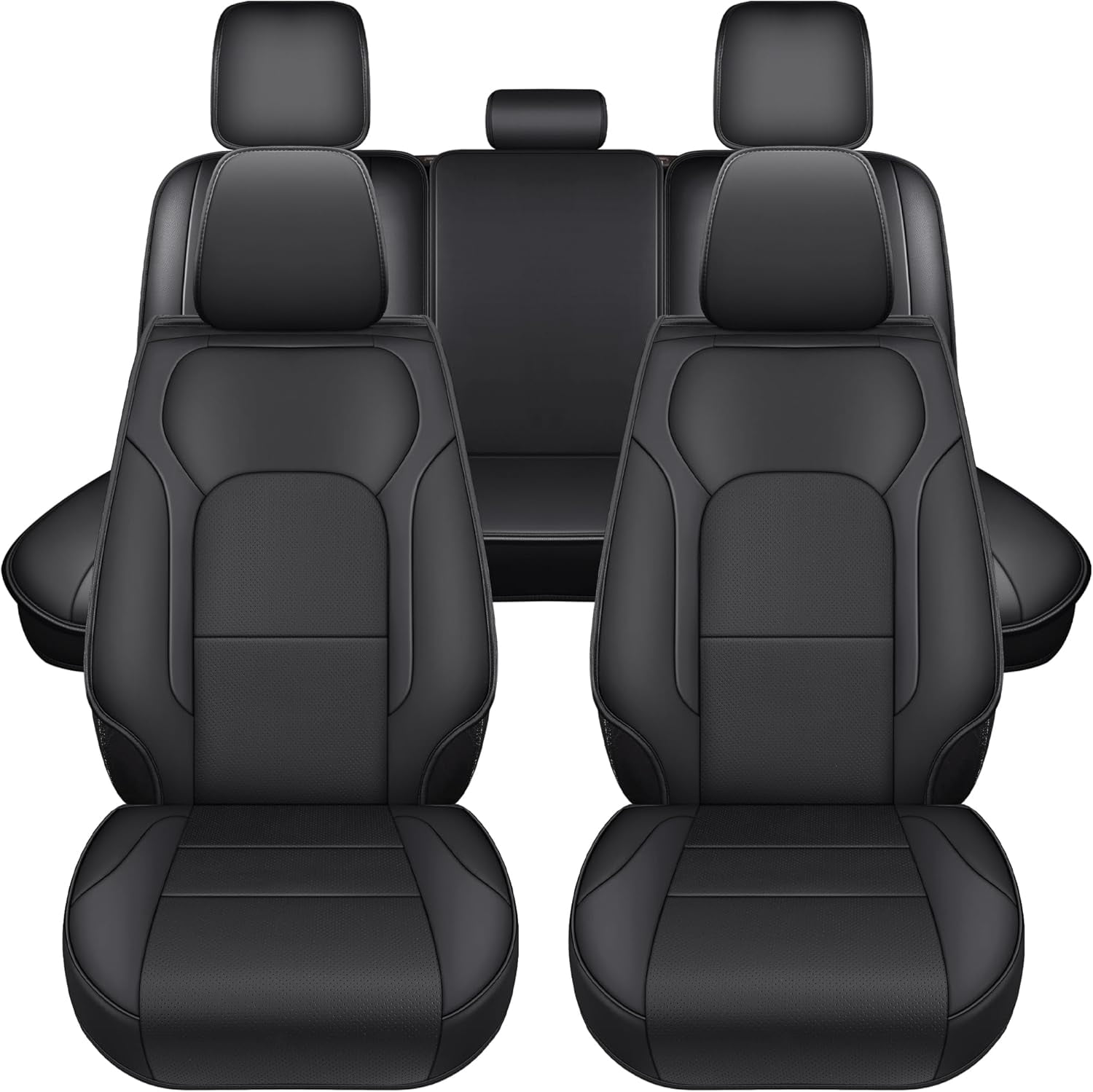 LINGVIDO Chevy Silverado Seat Covers - Custom Fit for GMC Sierra, Pickup Truck Seat Cover for 07-25 1500 2500HD 3500HD, Regular Cab, Double Cab, Crew Cab, LT, LZT, RST, Trail Boss