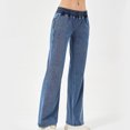 thumbnail image 3 of REALiKUN Jeans for Women Straight Wide Leg Denim Pants Fashion Streetwear Lightweight Yoga Jeans with Pockets, 3 of 3