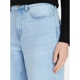 thumbnail image 4 of Time and Tru Women's Wide Leg Jeans, 31" Inseam, Sizes 0-22, 0L-22L, 4 of 6