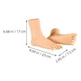 thumbnail image 2 of unbranded 1 Pair Foot Models Feet Model PVC Vinyl Realistic For Exhibition Use, 2 of 6