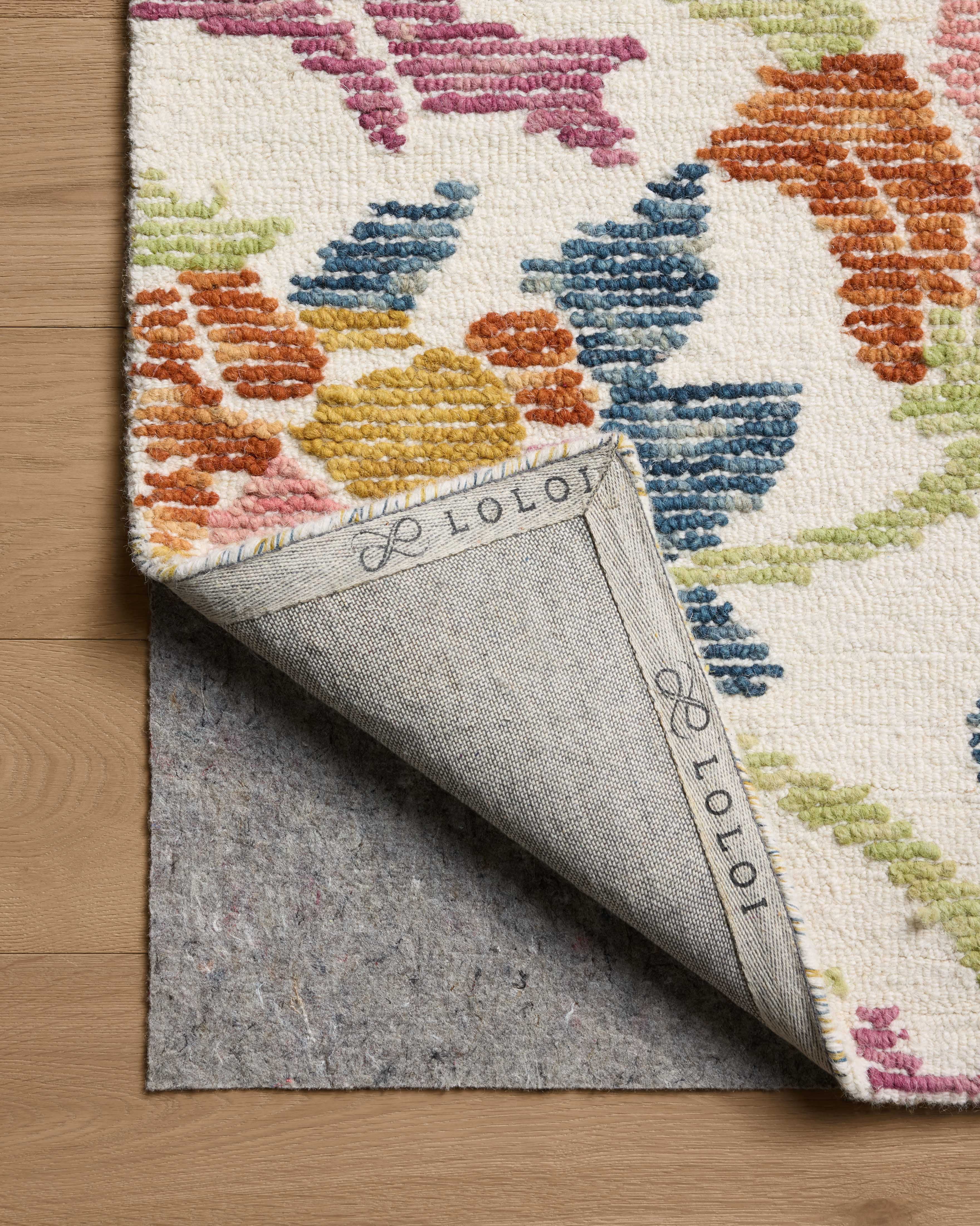 Loloi Tilly Ivory / Multi 8'-6" x 11'-6" Area Rug