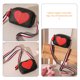 thumbnail image 5 of Bolso bandolera de PU con diseño de corazón para mujer, 5 of 5