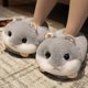 thumbnail image 4 of Rabbit/hamster/dog Shaped Plush Slippers Creative Wrapping Fuzzy Warm Lined Winter Drag Shoes For, 4 of 4