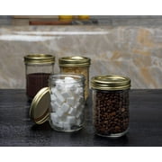 Mainstays 16 oz Mason Jars, Wide Mouth Pint Canning Jars with Lids and Rings, 12-Pack Glass Jars for Home Canning and Meal Prep