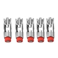 thumbnail image 4 of Pig Drink Waterer Pig Nipple Feeder, 2.9 X 0.8 Inch Pig Nipple Drinker, Silver + Red For Sows Drinking Keep Water Clean Keep Water  For Piglets Drinking, 4 of 8