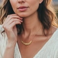 thumbnail image 2 of Ross-Simons 18kt Gold Over Sterling Byzantine-Link Center Necklace, Women's, Adult, 2 of 7