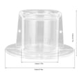 thumbnail image 4 of Couvercle de Cou Cicatrisant de Couleur Transparente, Collier, Aide à la Formation Utile, pour Oiseau, 4 of 8