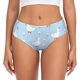 thumbnail image 1 of Balery Goose White Flowers Ropa Interior de Algodón para Mujer con Dibujo – Braguitas Cómodas y Elásticas, Estilo Clásico-4X-Large, 1 of 6