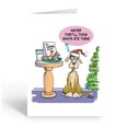 thumbnail image 4 of Funny Dog Christmas Cards - 16 Boxed Funny Dog Cards and Envelopes - 8 Different, 4 of 9