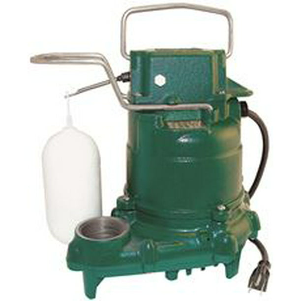 Zoeller Cast Iron Automatic Submersible Sump Pump 1/3 Hp - Walmart.com ...