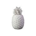 thumbnail image 2 of Decorative Ceramic Pineapple Replica In White Finish, 2 of 2
