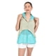 thumbnail image 1 of Blusa bicolor sin mangas Roman Fashion /Juvenil, 8038 (Menta) verde claro EG, 1 of 5