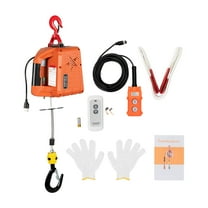 ChicHomey ​​1100LBS 3-in-1 Electric Hoist Winch,1500W Heavy Electric Chain Hoist,16ft Lifting Height,Wireless/Wired Control for Home, Factory & Construction Lifting​​