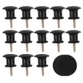 thumbnail image 4 of HONMEET 100pcs Guitar Strap Lock Buttons with Screws - Metal Mushroom End Pins Replacement for Acoustic Electric Bass Ukulele, 4 of 7