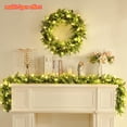 thumbnail image 5 of Beforeyayn LED Light Rattan Vine with Leaves, Long Flexible Artificial Greenery with Warm Lights, Decorative Illuminated Branch for Wall, Mantel, Party Decor, 5 of 9