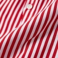 thumbnail image 5 of Noric Women's Sleeveless Striped Button Up Tank Tops Summer Casual Slim Fit Vintage Peplum Blouse, 5 of 6