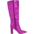 thumbnail image 3 of INC Womens Purple Pointed Toe Block Heel Dress Boots 5.5, 3 of 5