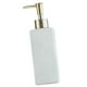 thumbnail image 1 of de Loción de Vidrio, Botella con Bomba, Botella de Champú de de Recargable Simple, Baño Vacío de 350ml para Baño, Cocina , Blanco Macarena Dispensador de jabón con bomba, 1 of 7