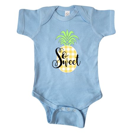

Inktastic So Sweet-Plaid Pineapple Gift Baby Boy or Baby Girl Bodysuit