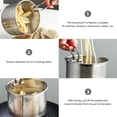 thumbnail image 3 of Stainless Steel Deep Fry Basket Round Wire Mesh French Chip Frying Baskets Net Serving Food Presentation Tableware, 3 of 5