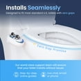 thumbnail image 5 of LUXE Bidet NEO 120 - Self-Cleaning Nozzle, Fresh Water Non-Electric Bidet Attachment for Toilet Seat, Adjustable Water Pressure, Rear Wash (Gold), 5 of 9