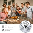 thumbnail image 6 of Stocking Stuffers for Men Women Adults: Steel Food Decision Dice Funny Gifts for Him Her Couple Girlfriend Boyfriend Husband Wife Christmas Anniversary Valentines Birthday Wedding Fathers Day, 6 of 10