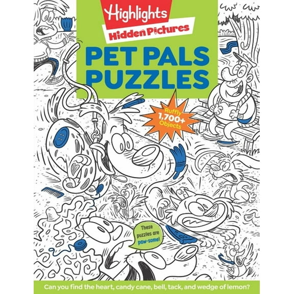Highlights Hidden Pictures Pet Pals Puzzles, (Paperback)