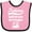 Pink and Black, variant on Inktastic Future Software Developer Shirt Childs Job Boys or Girls Baby Bib