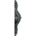 thumbnail image 4 of 35 7/8"W x 22 1/2"H x 4 3/8"P Antonio Ceiling Medallion, Hand-Painted Athenian Green Crackle, 4 of 6