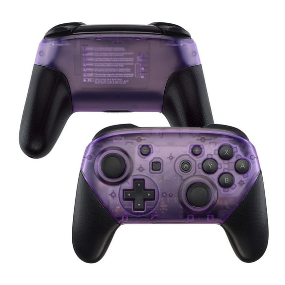 Clear Purple Switch Pro Wireless Custom Controller Soft Touch Finish Unique Design