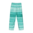 thumbnail image 5 of Bingfone Teal Turquoise Mens All Over Print Sleep Pajama Pants-Medium, 5 of 9