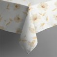 thumbnail image 5 of Floral Square Tablecloth 42x42in(107x107cm) – Waterproof Polyester Printed Table Cover, Wrinkle Resistant & Washable for Kitchen Dining Picnic Party Decor, Thanksgiving,Christmas, Spring,Flower, 5 of 6