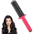 thumbnail image 1 of Hair Curler Hair Fluffy Curling Roll Comb, Hot Air Styling Brush Hair Styler For Curly Hair, Anti-slip Curling Iron Hairstyling Tools, 1 of 5