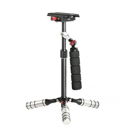 UPC: 0604888904490 | Movo VS7 Handheld Carbon Fiber Adjustable Video Stabilizer System with Quick-Release Plate for DSLR Cameras & Camcorders up to 6.6 LB (3kg)