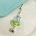 thumbnail image 6 of Cute Tulips Flower Bell Pendant Phone Straps Lanyard Pocket Keychain Strap Backpack Charm Car Key Decoration Chain, 6 of 9