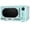 Blue, variant on Nostalgia 1.1 cu ft Retro Microwave Oven, 1000W Countertop Microwave Oven with Digital Clock, Red