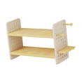 thumbnail image 2 of veasfak Desktop Organizer Shelf Countertop Bookcase Desk Hutch Practical Book Holder 2 Tiers L, 2 of 9
