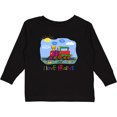 thumbnail image 3 of Inktastic I Love Trains Boys or Girls Long Sleeve Toddler T-Shirt, 3 of 5