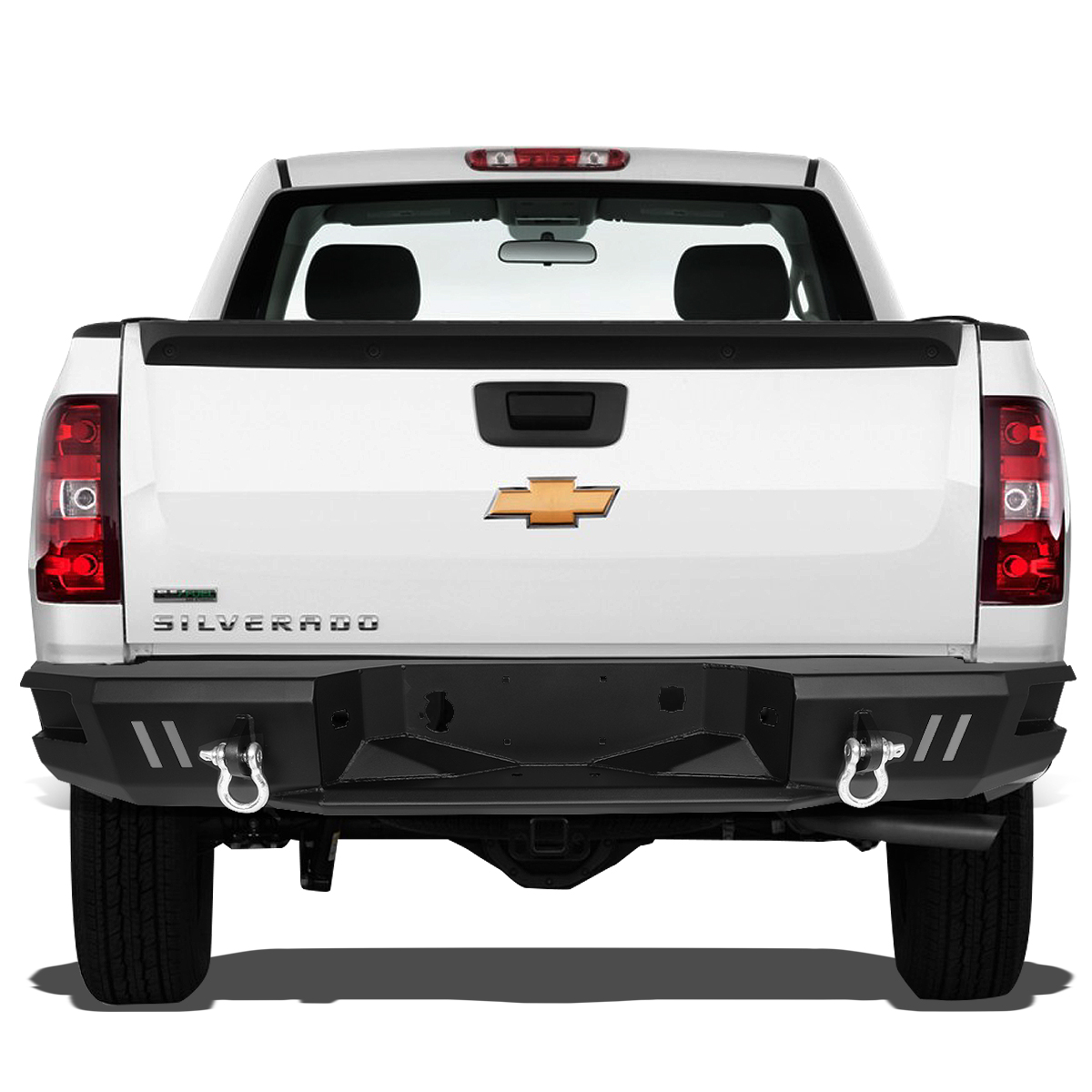 Evan-Fischer Chrome Step Bumper For Chevy Silverado 3500 HD (2011-2014) Dual Wheel