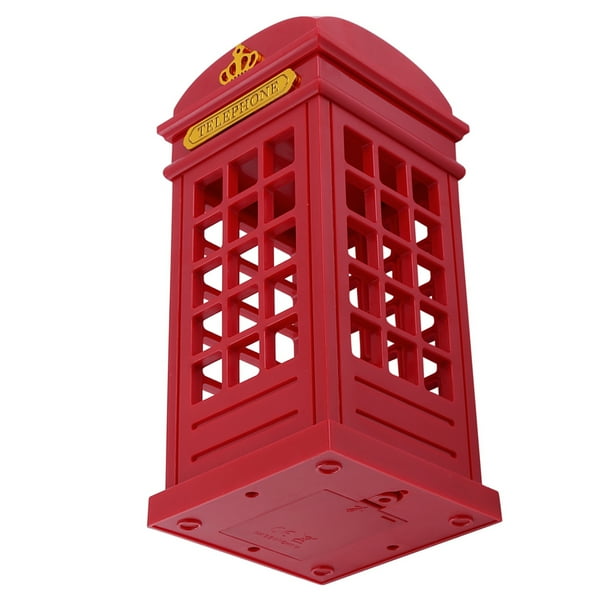 LED NIGHT LIGHT BRACHE Lámpara De Escritorio Noche Con Sensor Táctil Dimmable CALIZACIDO Amarillo Amarillo Diseño De Cabina Telefónica RETRO Para Decoración Del Hogar