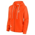 thumbnail image 2 of Women's WEAR by Erin Andrews Orange WNBA Vintage Full-Zip Raglan Hoodie, 2 of 5