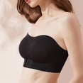 thumbnail image 4 of Belly Button Cover Strapless Pushup Bras Front Buckle Lift Bra Women Upwingsbra Wireless Non Front Hook Underwear Bra, 4 of 9